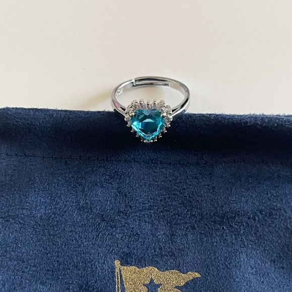 Titanic Ring Heart of the Ocean Ring Girls Women Heart Rings - Picture 4 of 7